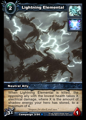 Lightning Elemental (Mage, Elemental Ally)