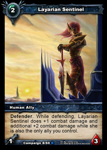 Layarian Sentinel (Human Ally)