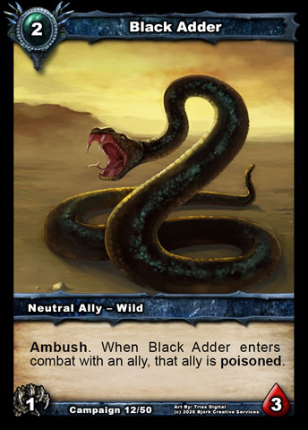 Black Adder (Neutral Ally - Wild)
