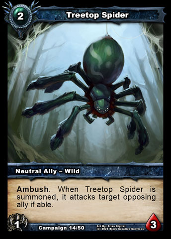 Treetop Spider (Neutral Ally - Wild)