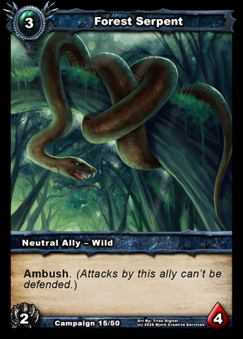 Forest Serpent (Neutral Ally - Wild)