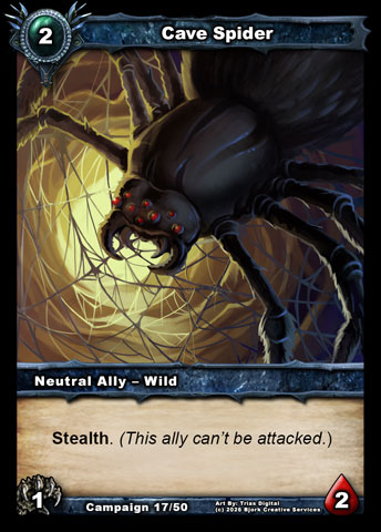 Cave Spider (Neutral Ally - Wild)