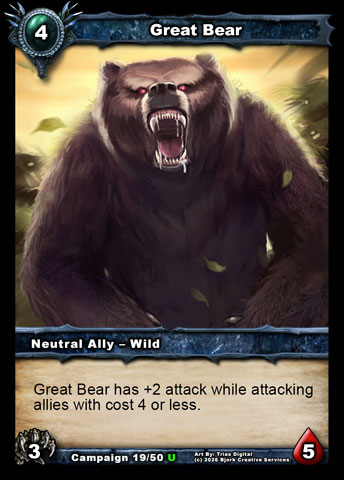 Great Bear (Neutral Ally - Wild)