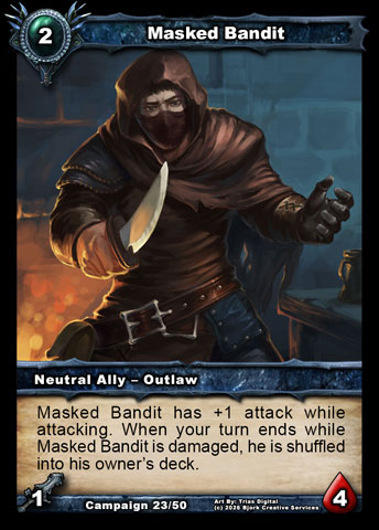 Masked Bandit (Neutral Ally - Outlaw)
