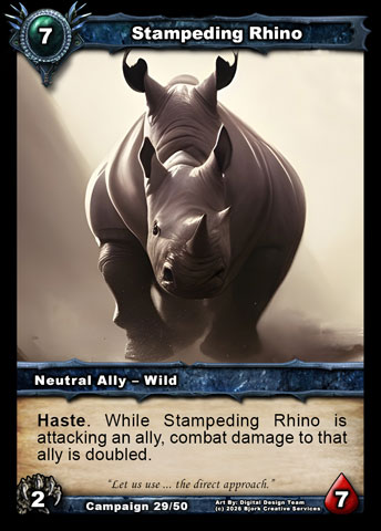 Stampeding Rhino (Neutral Ally - Wild)