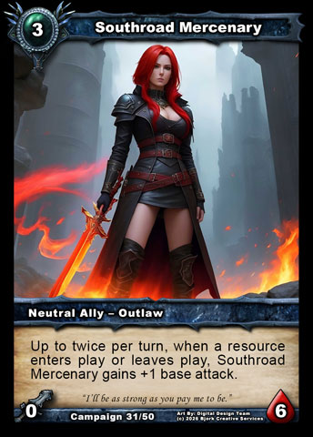 Southroad Mercenary (Neutral Ally - Outlaw)
