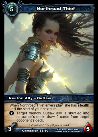 Northroad Thief (Neutral Ally - Outlaw)