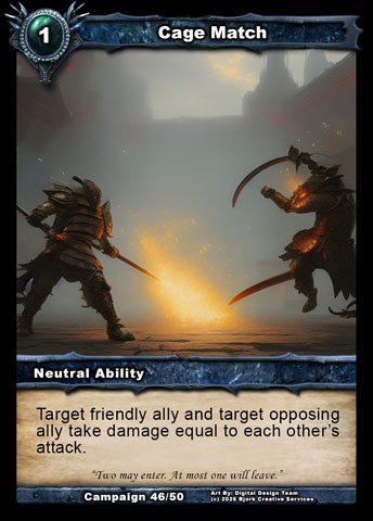 Cage Match (Neutral Ability)
