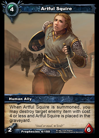 Artful Squire (Human Ally)