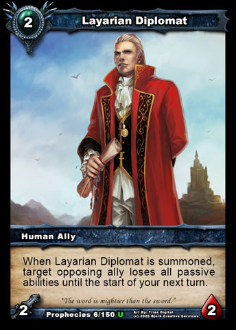 Layarian Diplomat (Human Ally)