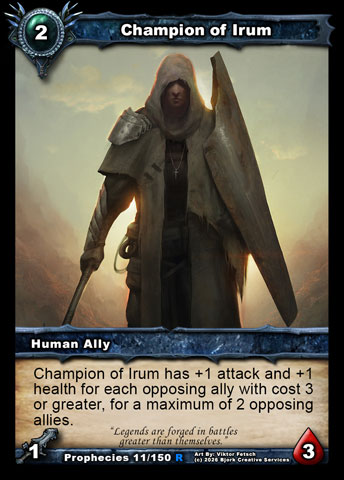 Champion of Irum (Human Ally)