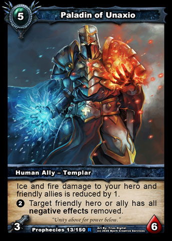 Paladin of Unaxio (Human Ally - Templar)