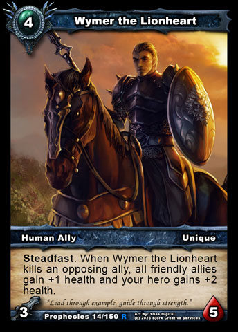 Wymer the Lionheart (Human Ally)