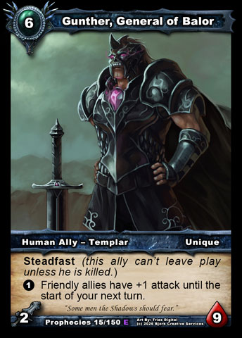 Gunther, General of Balor (Human Ally - Templar)