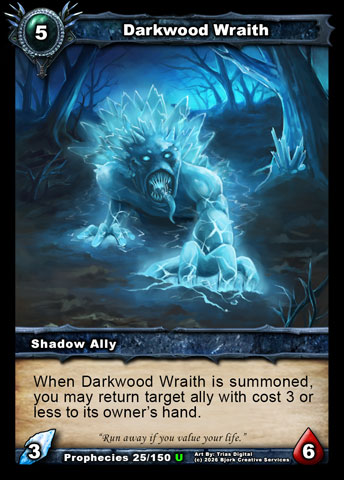 Darkwood Wraith (Shadow Ally)