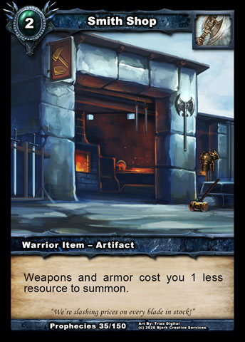Smith Shop (Warrior Item - Artifact)