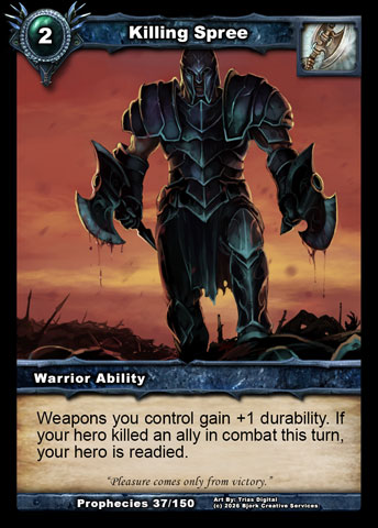 Killing Spree (Warrior Ability)