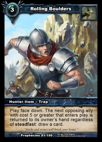 Rolling Boulders (Hunter Item - Trap)