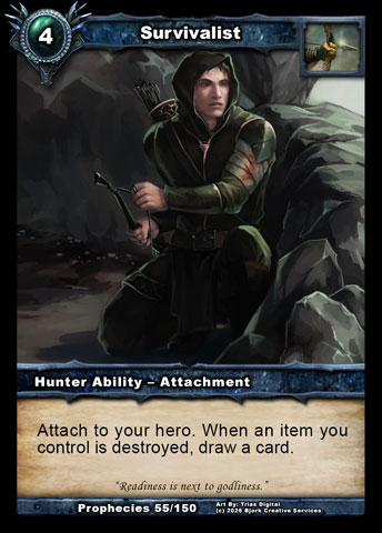 Survivalist (Hunter Ability - Attachment)