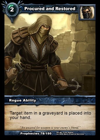 Procured and Restored (Rogue Ability)