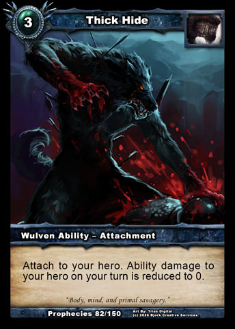 Thick Hide (Wulven Ability - Attachment)