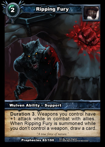 Ripping Fury (Wulven Ability - Support)