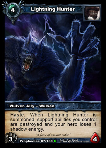 Lightning Hunter (Wulven Ally - Wulven)