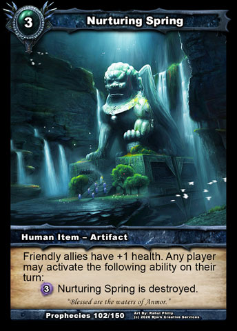 Nurturing Spring (Human Item - Artifact)