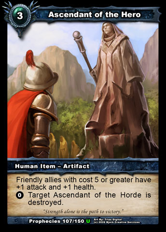 Ascendant of the Hero (Human Item - Artifact)