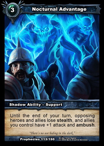 Nocturnal Advantage (Shadow Ability - Support)