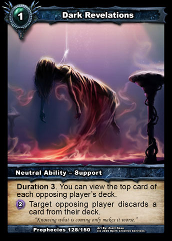 Dark Revelations (Neutral Ability - Support)