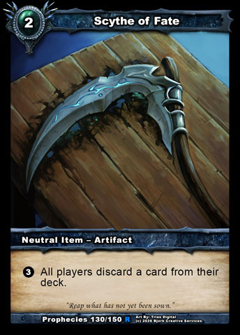 Scythe of Fate (Neutral Item - Artifact)