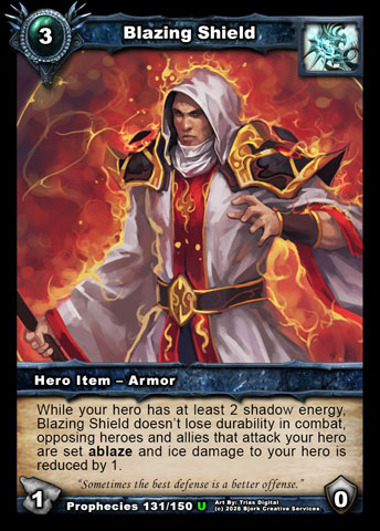 Blazing Shield (Mage Item - Armor)