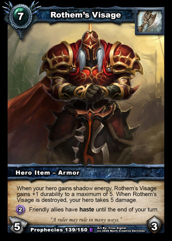 Rothem's Visage (Warrior Item - Armor)