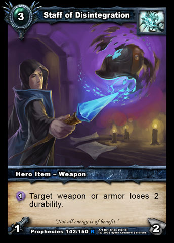 Staff of Disintegration (Mage Item - Weapon)