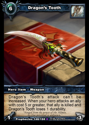 Dragon's Tooth (Warrior Item - Weapon)