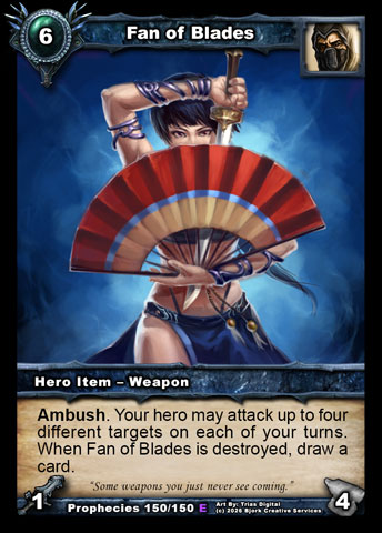 Fan of Blades (Rogue Item - Weapon)