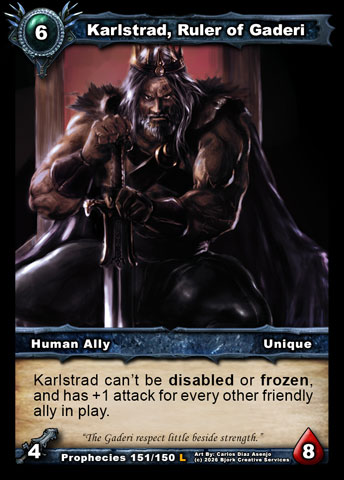 Karlstrad, Ruler of Gaderi (Human Ally)