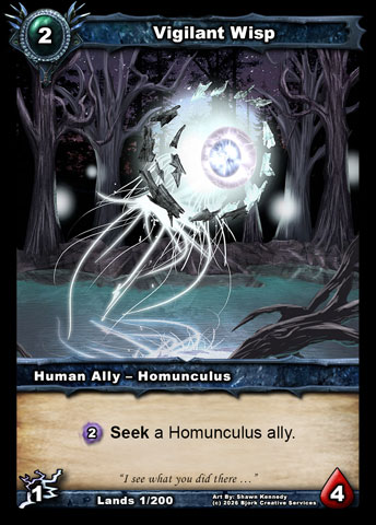 Vigilant Wisp (Human Ally - Homunculus)