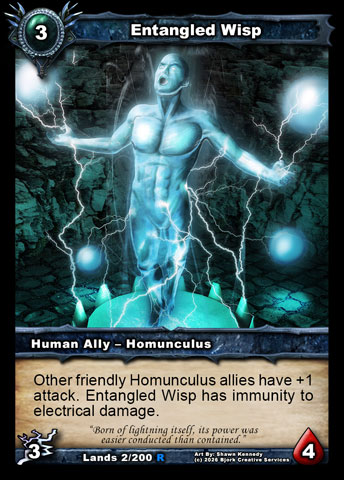 Entangled Wisp (Human Ally - Homunculus)