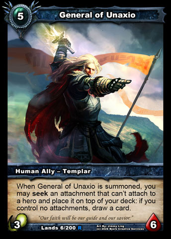 General of Unaxio (Human Ally - Templar)