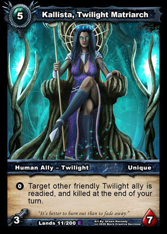 Kallista, Twilight Matriarch (Human Ally - Twilight)