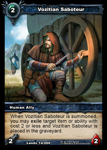 Vozitian Saboteur (Human Ally)