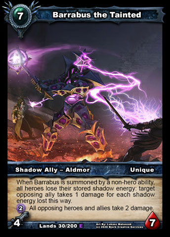 Barrabus the Tainted (Shadow Ally - Aldmor)