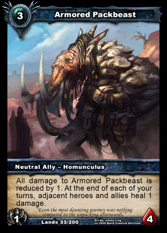 Armored Packbeast (Neutral Ally - Homunculus)