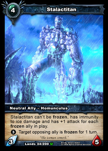 Stalactitan (Neutral Ally - Homunculus)