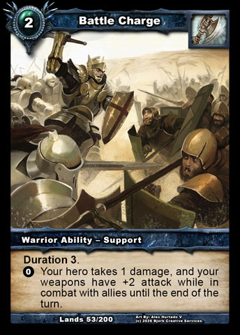 Battle Charge (Warrior Ability - Support)