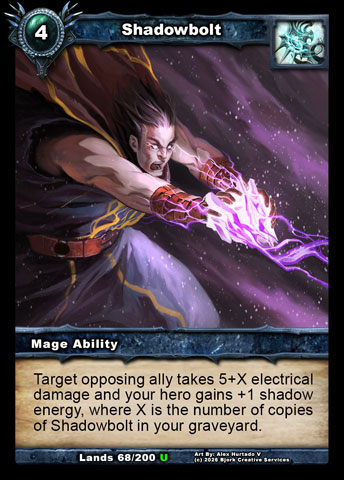 Shadowbolt (Mage Ability)