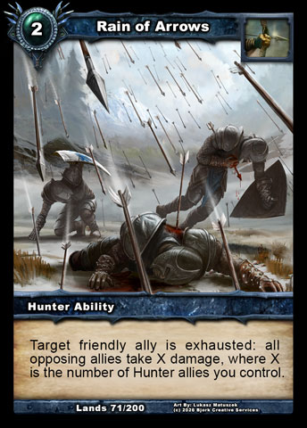 Rain of Arrows (Hunter Ability)