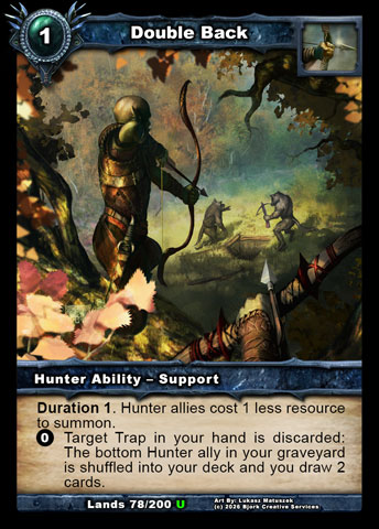 Double Back (Hunter Ability - Support)